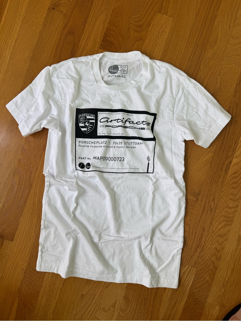 House Industries White Porsche Graphic Tee - Men